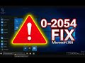 How to Fix Microsoft 365 Error 0 2054 on Windows 11