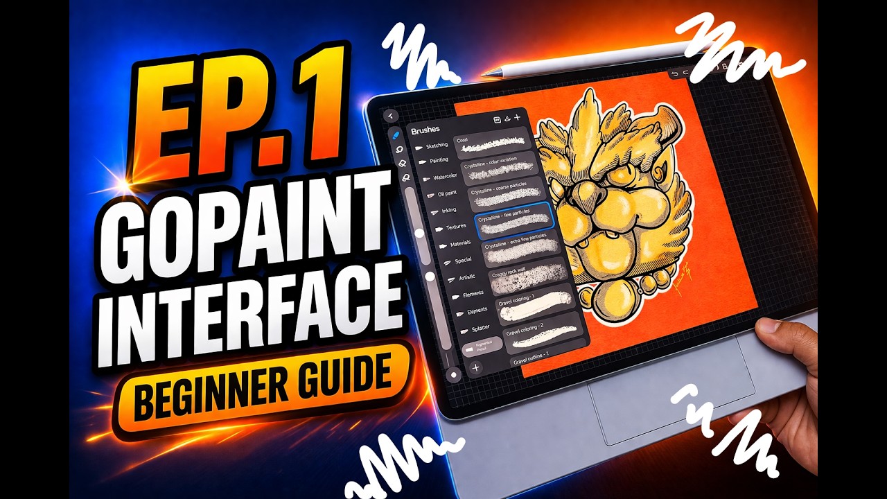GoPaint Tutorial for Beginners – Interface Overview & First Steps - YouTube