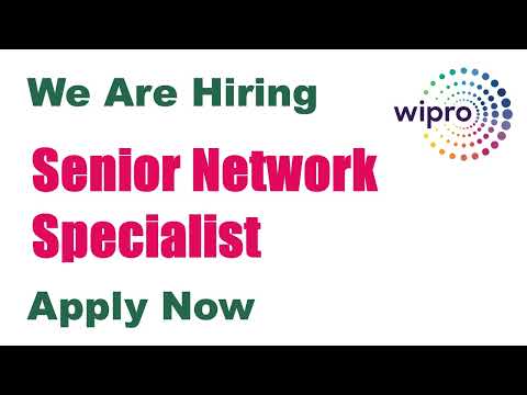#Wipro   #SeniorNetworkSpecialist Recruitement