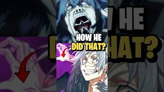 How Mahito use his domain after Unlimited void? #jjk #jujutsukaisen #shorts