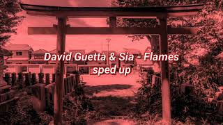 David Guetta & Sia - Flames (sped up) Resimi