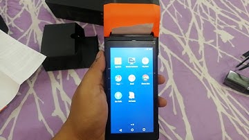 SUNMI V2 handheld POS terminal unboxing