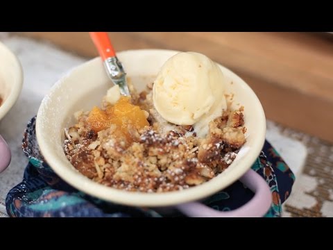 Crumble de papayas - YouTube