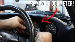 PORSCHE 911 (993) ODOMETER REMOVAL!