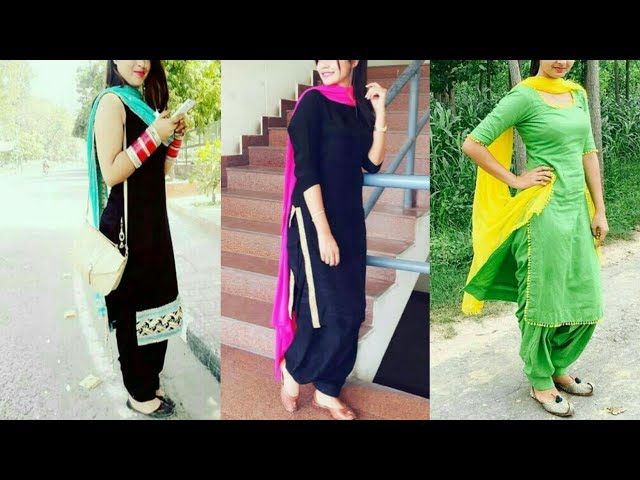 Designer Suit घर पे बनाए प्लेन कपड़ें और बचें हुए Border से। #Part _1|How  to Design suit at home - YouTube