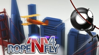 Rope'n'Fly 4 - Gameplay - Android/IOS Game - how to be a Tarzan screenshot 5