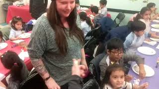 PS 153 Kindergartners visit the Art Station
