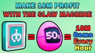 Making Hundreds of Millions of Diamonds Each Day With The Claw Machine In Pet Simulator 99