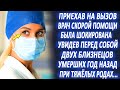 Приехав на вызов, врач скорой помощи была ошарашена, увидев перед собой двух близнецов, которых...