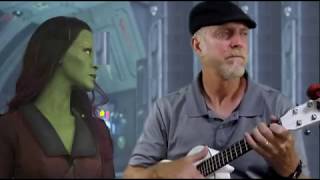 Video voorbeeld van "WHAM BAM SHANG A LANG, COVER, 288th season of the ukulele,  Guardians of the Galaxy"
