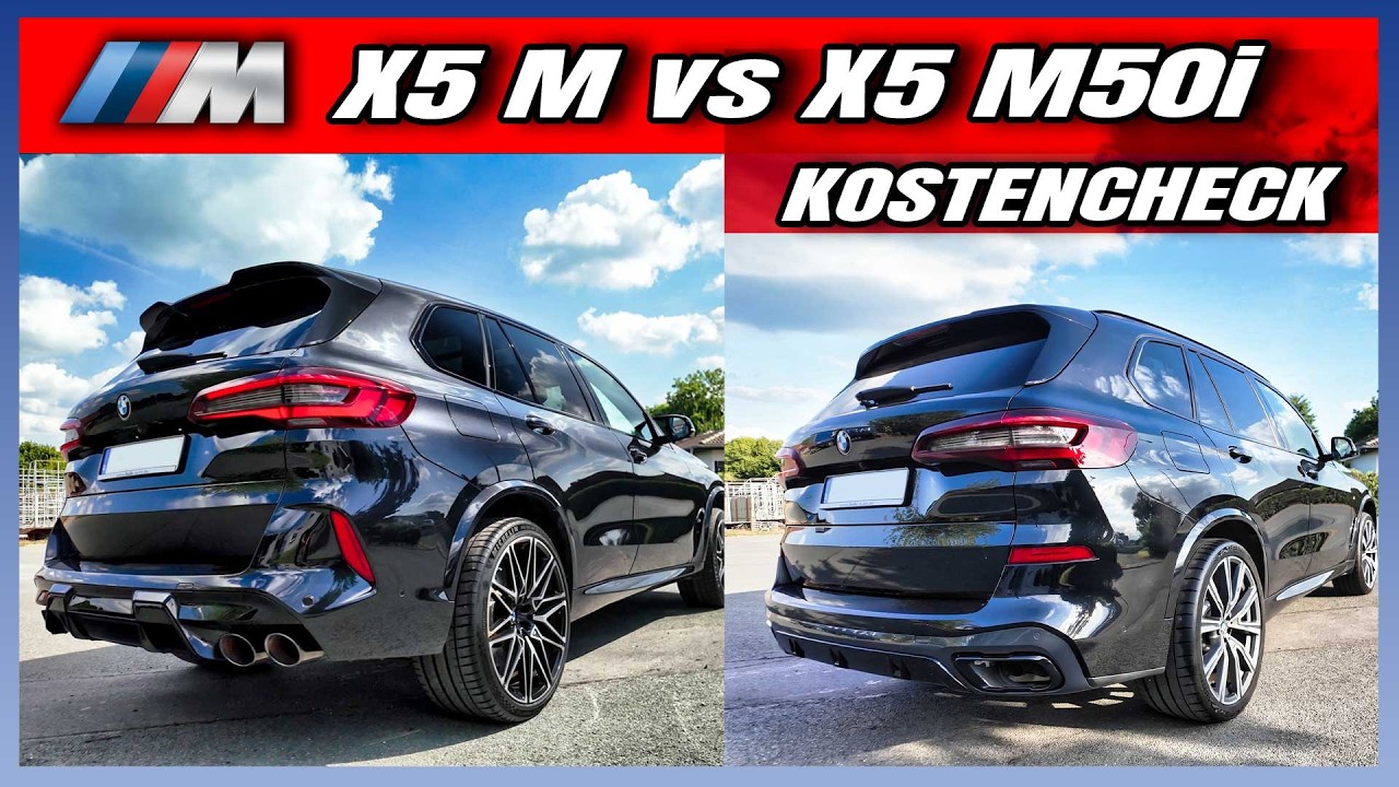 BMW X5 M vs. X5 M50i: 625 PS vs. 530 PS – Der ultimative SUV-Vergleich ...