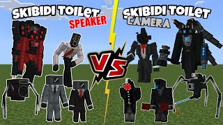 Skibidi Toilet Speaker Man VS The Alliance Camera Man [Minecraft PE]