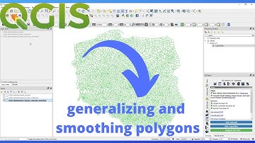 generalizing and smoothing polygons without affecting topology in QGIS