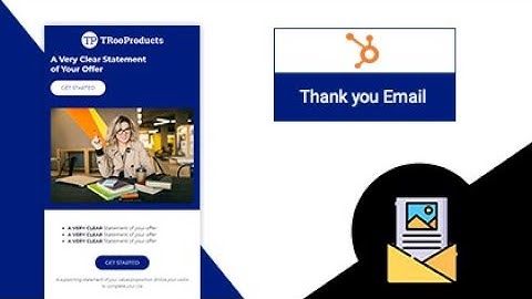 Thank you Email Template | HubSpot Marketplace | TRooInbound