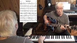 Gravy Waltz - Jazz guitar & piano cover ( Ray Brown and Steve Allen )