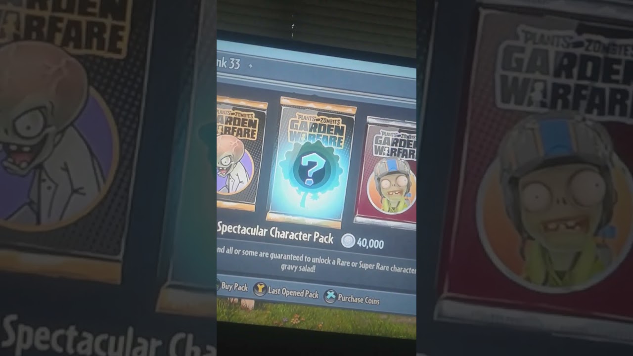 spectacular character pack opening pvz