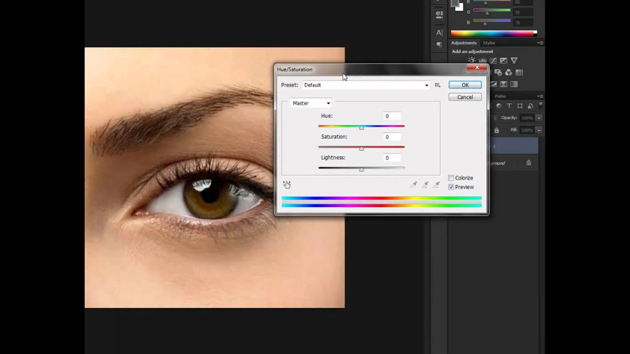 how to change color in photoshop cs6