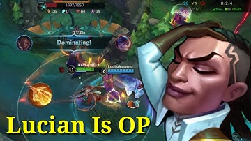 Lucian Rune Kraken Slayer Is Over Power ! - Gameplay Lucian - League of Legends: Wild Rift Indonesia