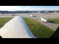 Landing at Stuttgart in a Citation Excel private jet