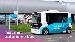 Proef met zelfrijdende bussen op Schiphol 🚌