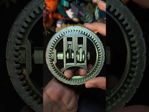3D Printed Wheel Engine Fidget Toy, Play with Toys. #3dprinting #fidget #toys