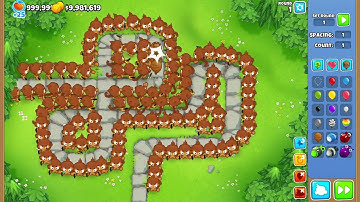 0 0 0 Dart Monkey VS MOAB Round 1 BTD6 Bloons Tower Defence 6