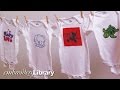 How to Hoop & Embroider On a Onesie