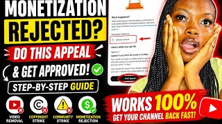 Monetization Rejected? Do THIS Appeal &amp; Get Approved (Step-by-Step)| Reused Content Appeal Solved 