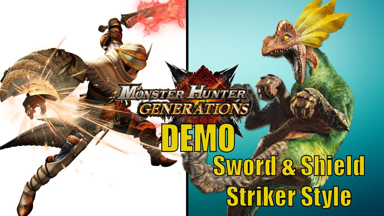Monster Hunter Generations DEMO - OFFLINE - Sword & Shield Striker