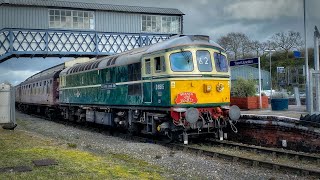 The Devonian Crompton 33207 & 33012  At Templecombe & Yeovil Junction On Sunday 8th March 2020