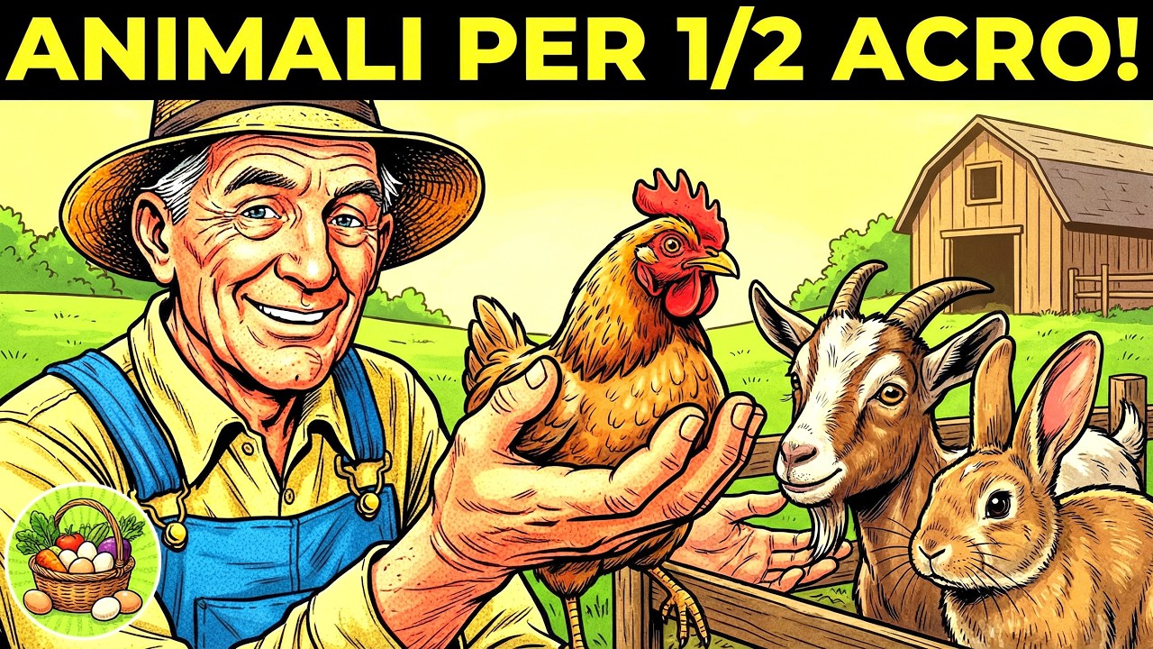I MIGLIORI Animali Da Allevare Su 1/2 Acro Per Una Vita Autosufficiente
