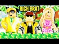 I became a spoiled rich brat in roblox brookhaven 