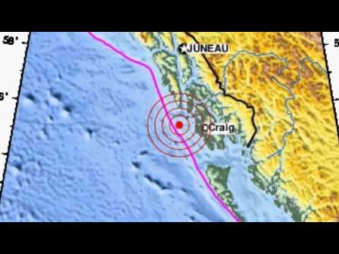 M 6.0 زلزلہ - جنوب مشرقی الاسکا 01/31/13