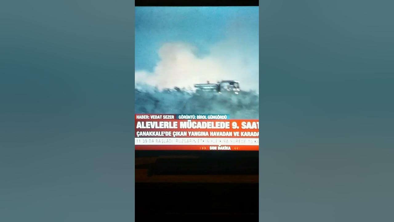 aaaa canakkalede 9 yer bosaltilmis yangindan - YouTube