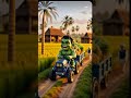 DIY mini hulk driving tractor @KanchaCreator #ai