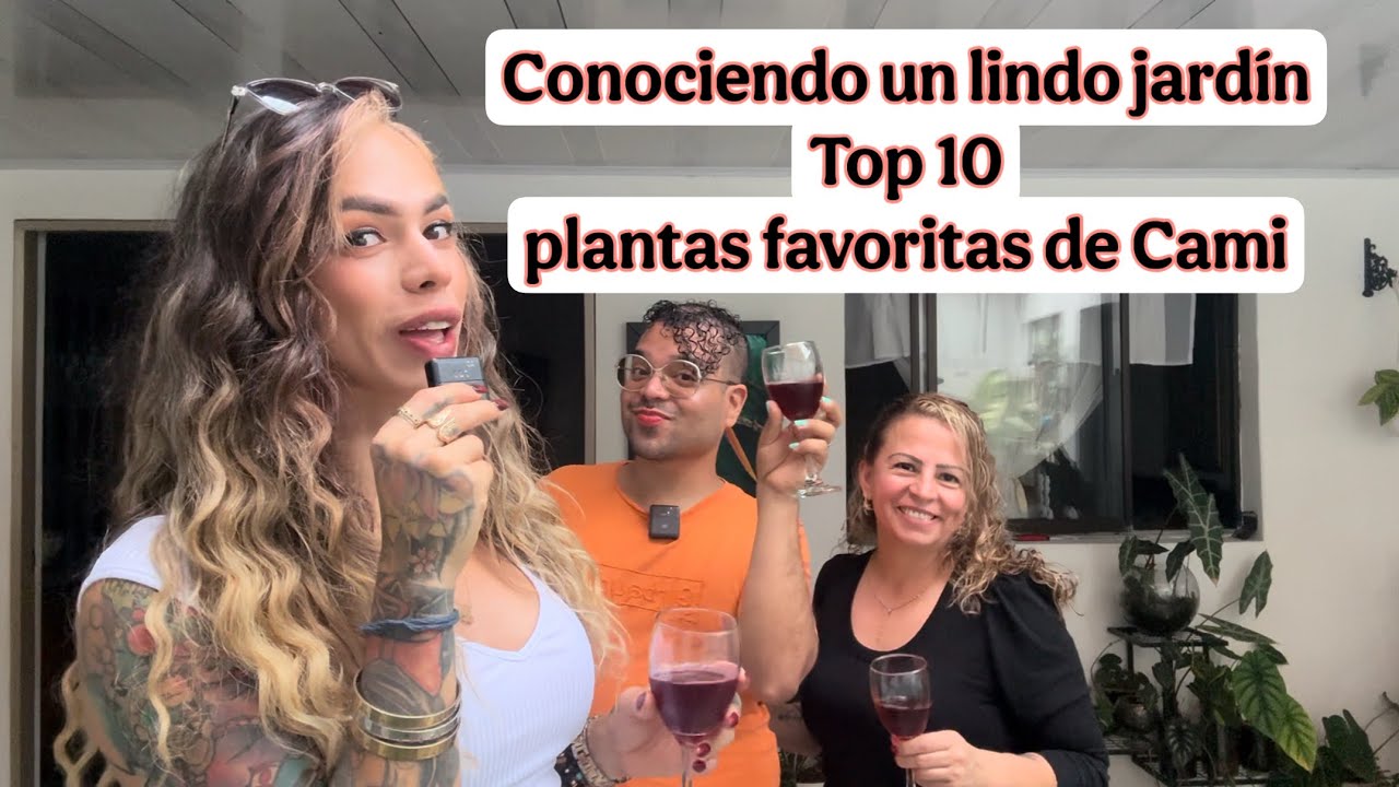 Top 10 plantas favoritas de Camilo / conociendo el lindo jardín de Cami 🧚‍♀️✨❤️