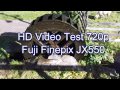 Fujifilm FinePix JX550 HD Video Test
