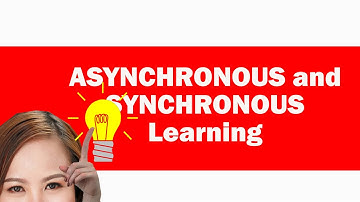 Synchronous and Asynchronous Learning and Tools