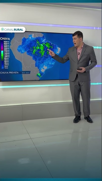 Temporais avançam pela faixa central | Previsão do tempo