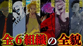 【東京卍リベンジャーズ】史上最悪の愚連隊！！最強の６チームの過去＆秘話を徹底解説！！※ネタバレ注意【東京リベンジャーズ】