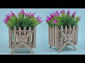 DIY Room Decor Indonesia - Ide Kreatif Vas Bunga Dari Stik Es Krim Dan Stik Bambu