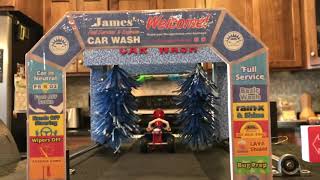 Scale model car wash