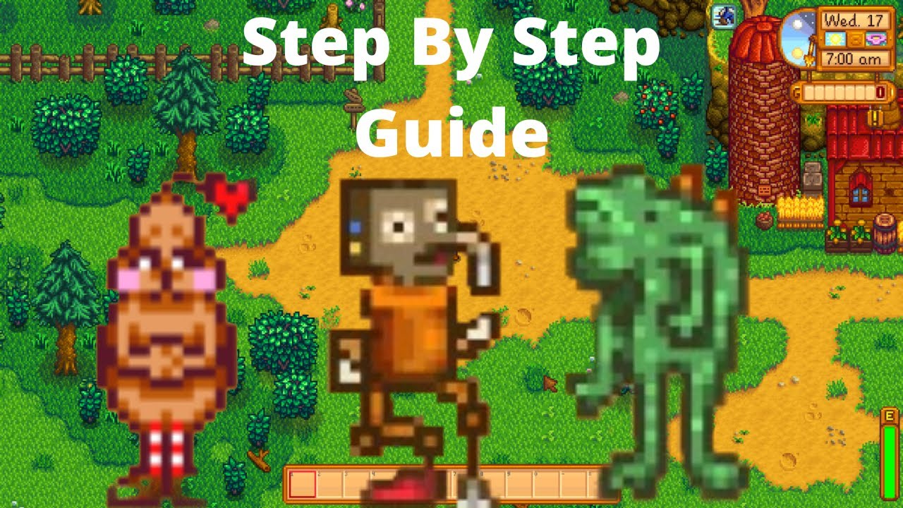 How To Easily Get All 3 Secret Statues!!! (Stardew Valley Guide) YouTube