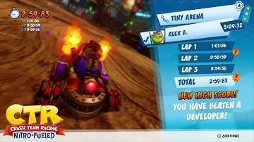 Crash Team Racing Nitro Fueled: Developer Time Trial - Tiny Arena