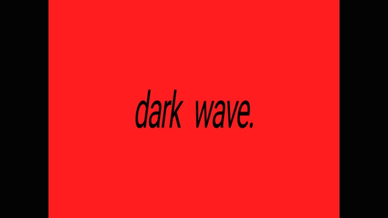 THIS SH*T IS DARK WAVE (Playlist +10000% AURA)