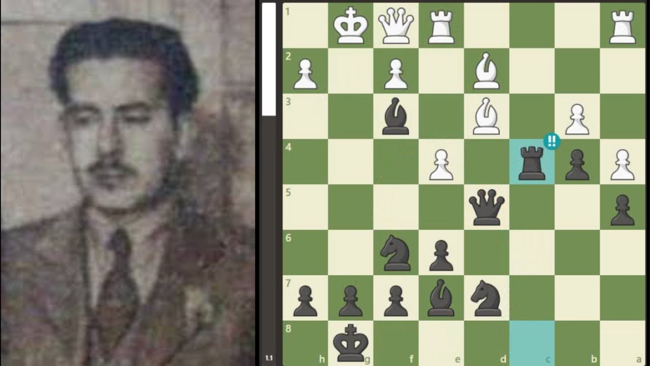 The Uruguayan Immortal - Bruno Molinari vs Luis Roux Cabral 1943