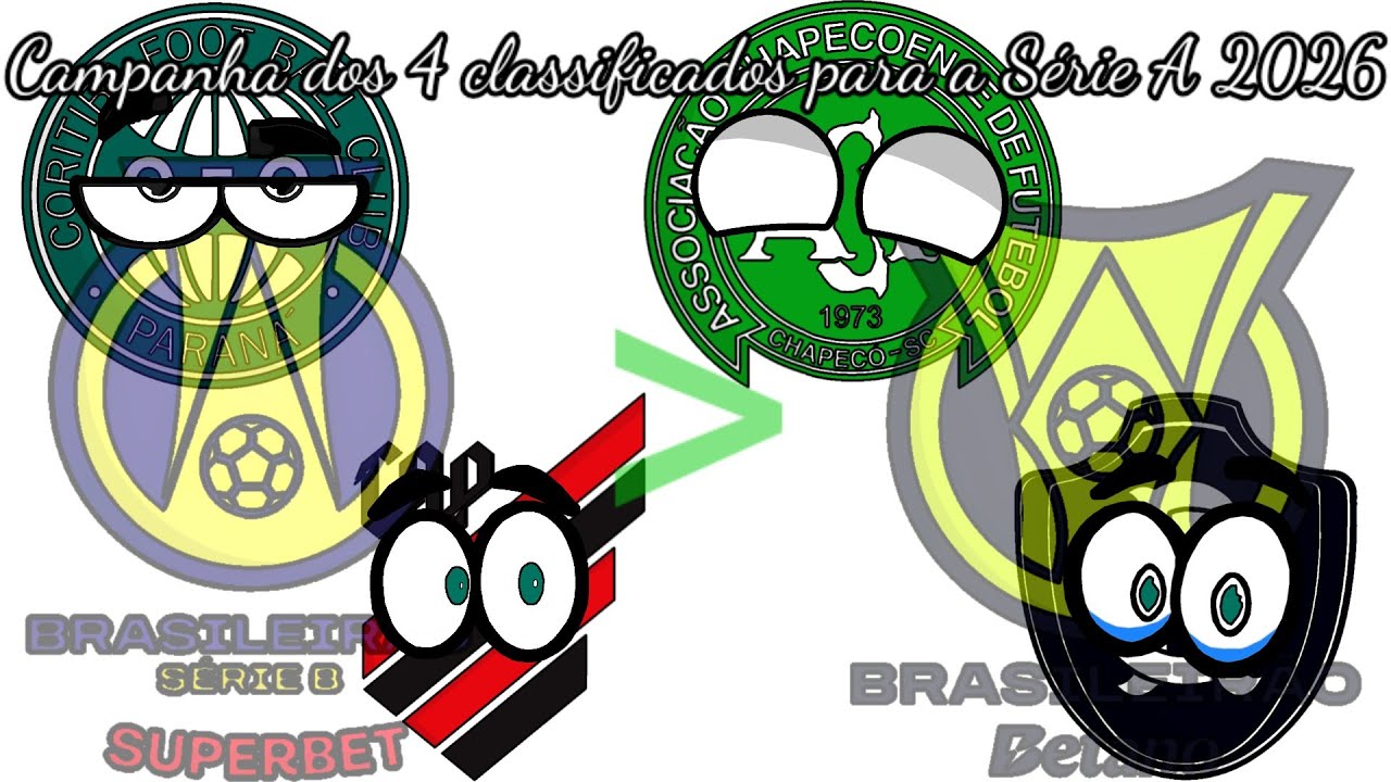Campanha dos 4 classificados para o Brasileirão Série A 2026