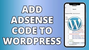 How To Add Adsense Code To Wordpress | 2023