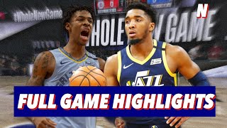 Utah Jazz vs Memphis Grizzlies - Full Game Highlights | August 5, 2020 | 2019-20 NBA Season