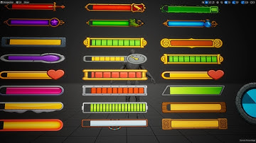Ultimate Stylized UI Progress Bar Material Pack | Unreal Engine 5